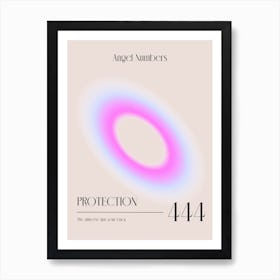 Angel Numbers 444 Art Print