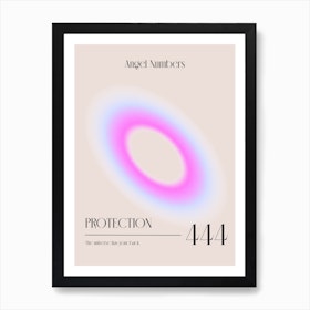 444 'Intuition' Angel Number  Art Print for Sale by BohomadicStudio