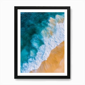 Aerial View Of The Beach 20 Art Print