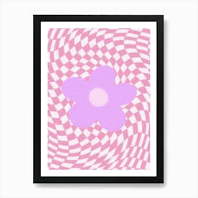 Psychedelic Flower Art Print