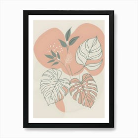 Tropical Leaves 36 Art Print