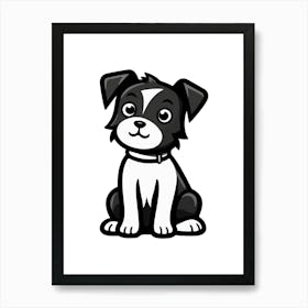 Prints, posters, nursery and kids rooms. Fun dog, music, sports, skateboard, add fun and decorate the place.4 Art Print