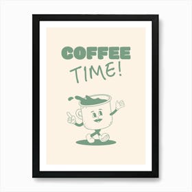 Coffee Time - Green Poster