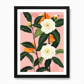 Camellia Art Print