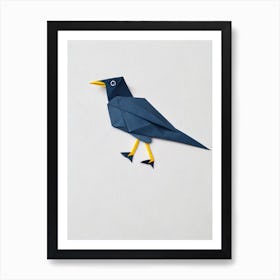 Mockingbird 1 Origami Bird Art Print