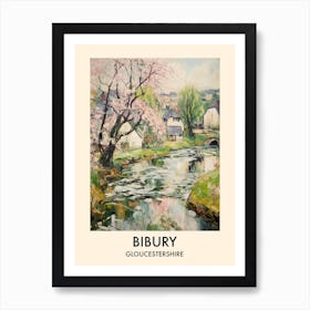 Bibury (Gloucestershire) Painting 2 Travel Poster Art Print