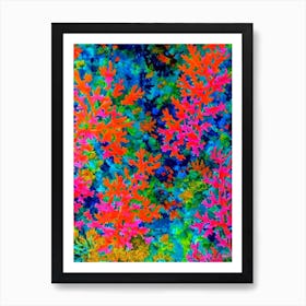 Acropora Gemmifera 3 Vibrant Painting Art Print