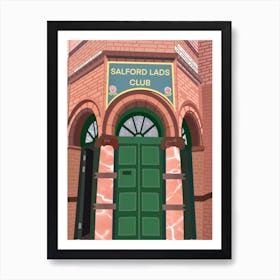 Salford Lads Club Print | Manchester Print Art Print