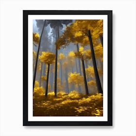 Autumn Forest 21 Art Print