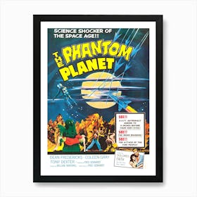 The Phantom Planet, Scifi, Fantasy, Movie Poster Art Print
