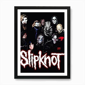 Slipknot band music Art Print