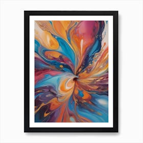 Abstract Painting 18 Art Print