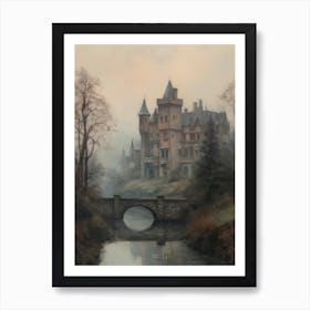 Gloomy castle 1 Art Print