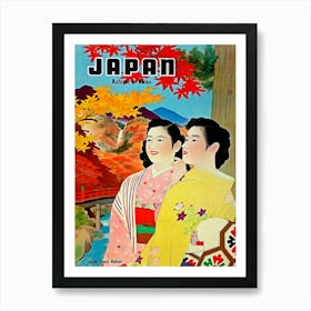 Japan, Autumn In Nikko Art Print