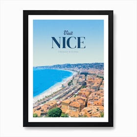 Nice French Riviera Art Print