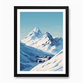 Are   Sweden, Ski Resort Illustration 0 Simple Style Art Print