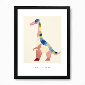 Nursery Dinosaur Art Plateosaurus 2 Poster Art Print