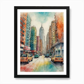 Hong Kong City 1 Art Print