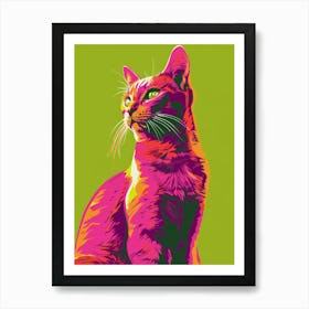 Pop Cat 1 Art Print