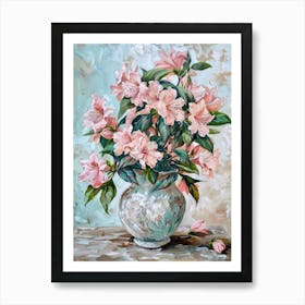 A World Of Flowers Azalea 2 Painting Art Print