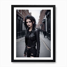 Gothic Girl 3 Art Print