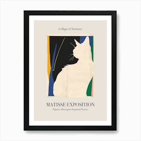 Cat 2 Matisse Inspired Exposition Animals Poster Art Print