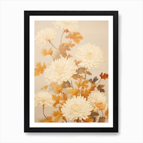 Chrysanthemums 2 Art Print