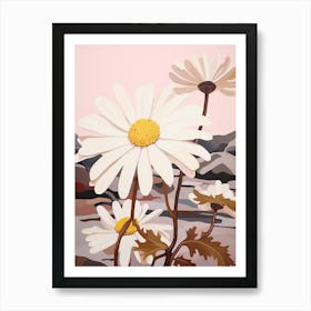 Daisy 1 Flower Painting Art Print