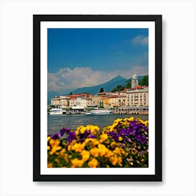 Town View, Bellagio, Lake Como, Lakes Region Art Print