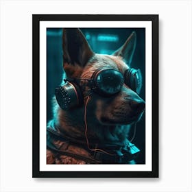 Space Dog 1 Art Print