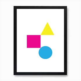 Geometric Shapes Art Print