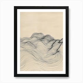 'Waves' Art Print