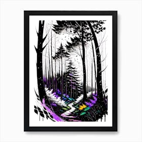 Forest Path 21 Art Print