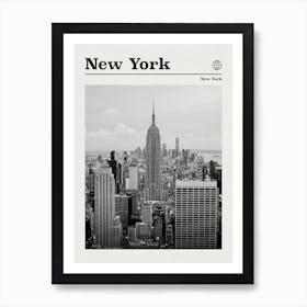 New York City Black And White Art Print