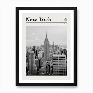 New York City Black And White Art Print