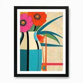 Flowers In A Vase 22 Art Print