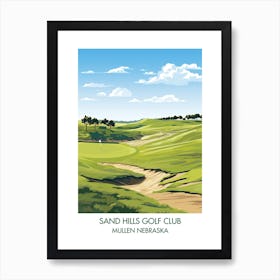 Sand Hills Golf Club   Mullen Nebraska  Art Print