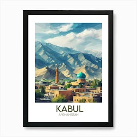 Affiche de voyage Kabul Art Print
