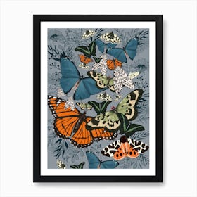 Papillon Art Print