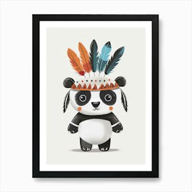 Indian Panda 3 Art Print