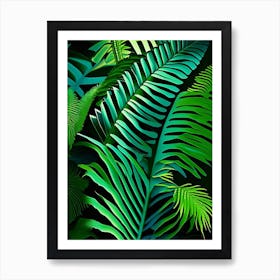 Tassel Fern 1 Vibrant Art Print