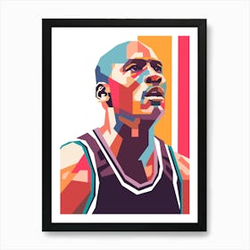 Michael Jordan wpap art Art Print