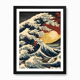 Great Wave Off Kanagawa 1 Affiche