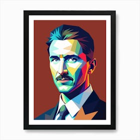 Nikola Tesla Art Print