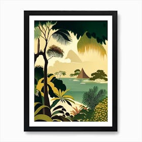 Turks And Caicos Islands Rousseau Inspired Tropical Destination Art Print