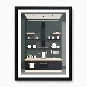 Kitchen Interior Art Art Print