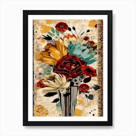 Flowers In A Vase 2 Art Print