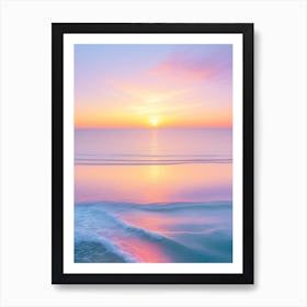 Sunset At The Beach 1 Art Print