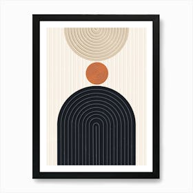 Abstract Geometric Shapes 3 Art Print