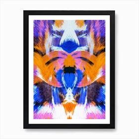 Abstract Tiger Art Print